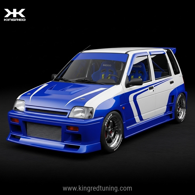 Daewoo Tico Tuning Azul Modelo I