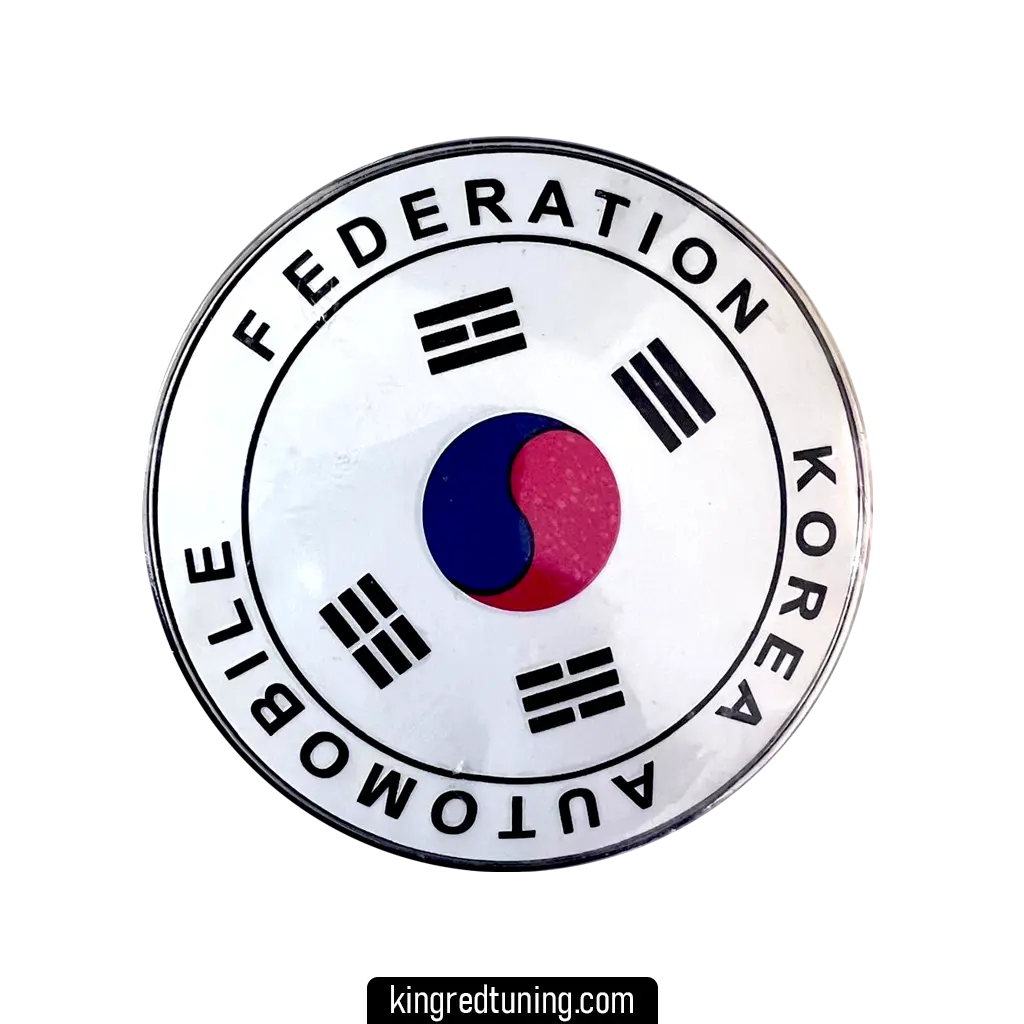 Emblema Metálico 3D Estilo JDM