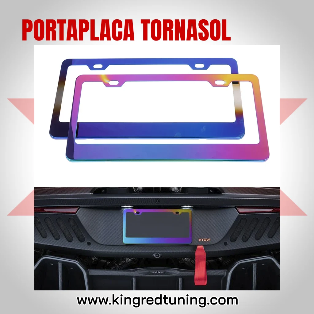 portaplacas tornasolado