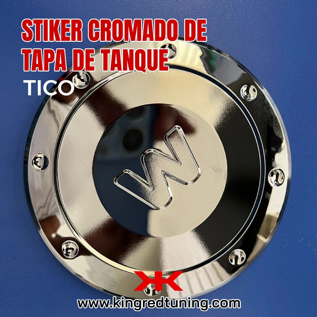 Tapa cromada tanque tico