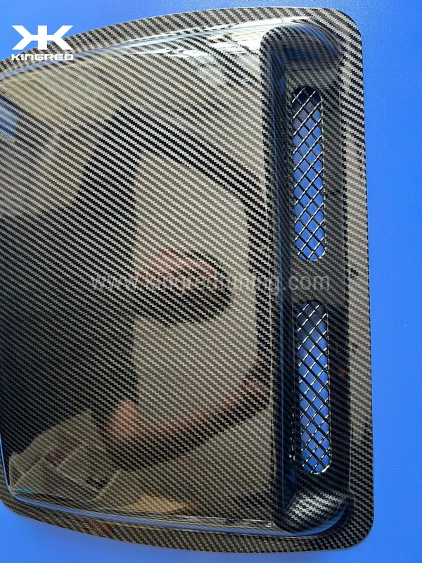 Toma de aire para capot en fibra de carbono