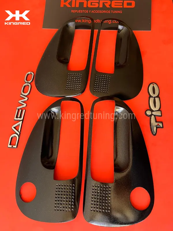 Vista de un adorno de manija delanteros